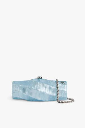 Cult Gaia Juliet Marbled Acrylic Shoulder Bag