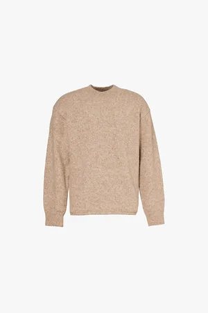 Jacquemus Round-neck Relaxed-fit Alpaca Wool-blend Knitted Jumper