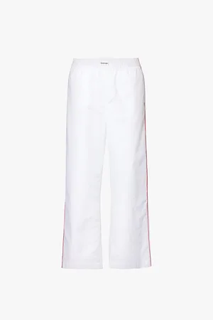 MAGNIBERG Dolce Contrast Piping Straight Leg Relaxed-fit Cotton Pyjama Bottoms