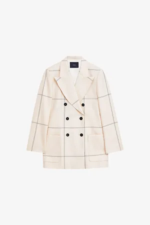 Joseph Leandre Checked Wool-blend Jacket