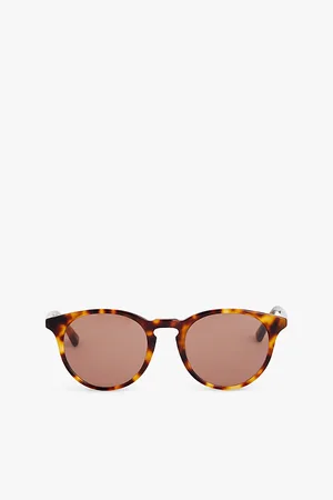 Messyweekend New Depp Round-frame Acetate Sunglasses