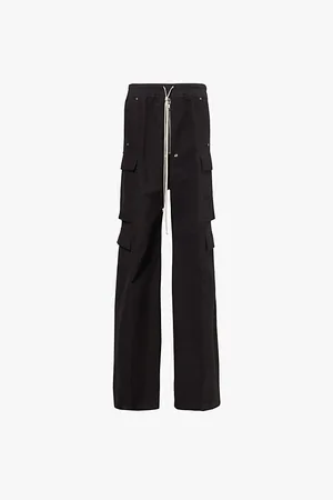 Rick Owens Belas Straight-leg Relaxed-fit Cotton Cargo Trousers
