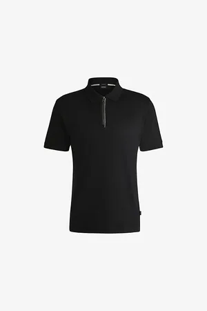 HUGO BOSS Contrast-trim Slim-fit Cotton Polo Shirt