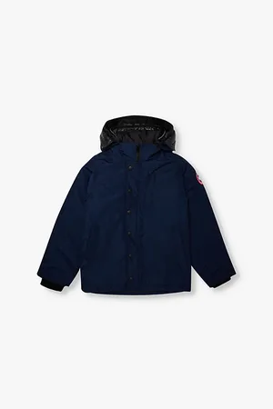 Canada Goose Logan Brand-patch Woven-blend Down Jacket Extra Small-large