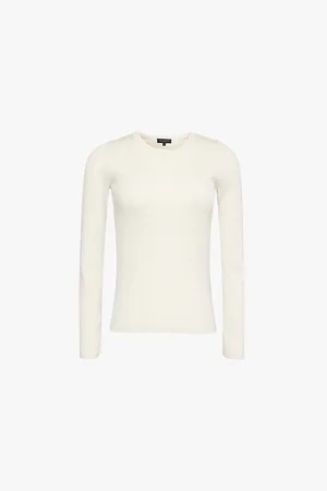 RAG&BONE Audrina Ribbed Stretch-wool Blend Top