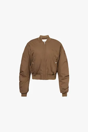 Isabel Marant Bessime Brand-embroidery Organic-cotton and Recycled-polyamide Jacket