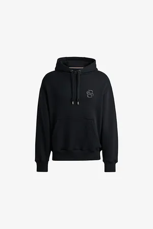 HUGO BOSS Double B-monogram Oversized Cotton Hoody