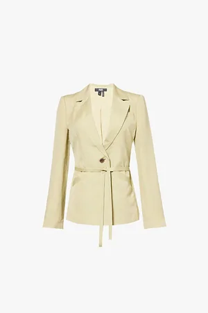 Paige Genova Linen-blend Blazer