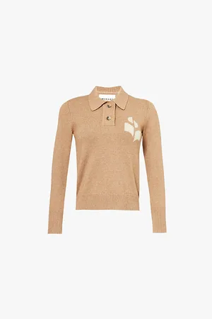 Isabel Marant Nola Polo-collar Organic-cotton and Wool Jumper