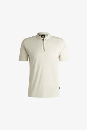 HUGO BOSS Contrast-trim Slim-fit Cotton Polo Shirt