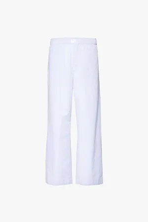 MAGNIBERG Dolce Contrast Piping Straight Leg Relaxed-fit Cotton Pyjama Bottoms