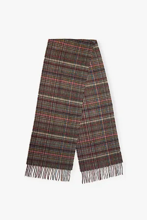 Paul Smith Signature-check Wool and Cashmere Scarf