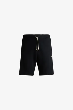 HUGO BOSS Logo-emed Regular-fit Stretch-cotton Shorts