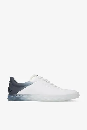 Jimmy Choo Diamond Light M Ii Logo-embellished Leather-blend Low-top Trainers