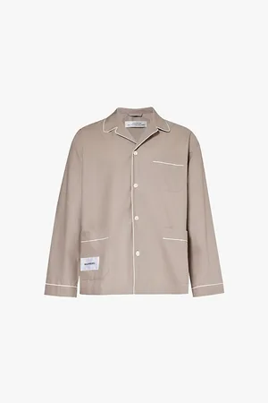 MAGNIBERG Dolce Contrast Piping Relaxed-fit Cotton Pyjama Shirt