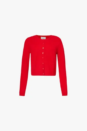 Reformation Clara Round-neck Cashmere Cardigan