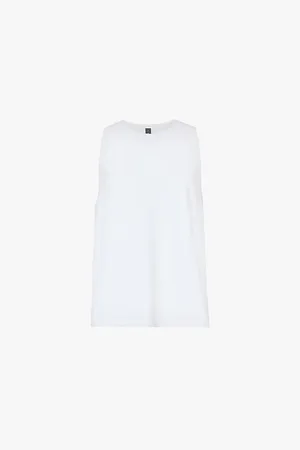 Lululemon Zeroed Sleeveless Relaxed Fit Cotton-blend Top