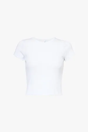 Cou Cou Intimates The Baby Tee Pointelle Organic-cotton T-shirt