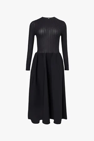 CFCL Pottery Ribbed-top Recycled-polyester Maxi Dress