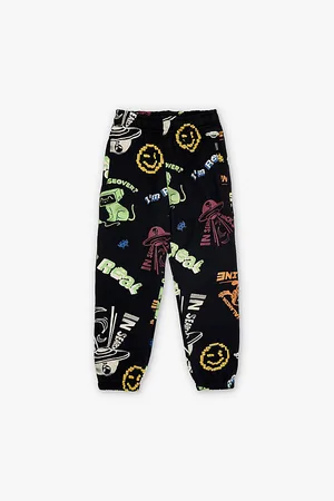 Molo Adan Cartoon-print Organic-cotton Jogging Bottoms 4-10 Years