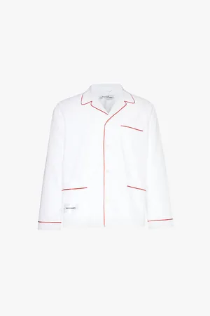 MAGNIBERG Dolce Contrast Piping Relaxed-fit Cotton Pyjama Shirt