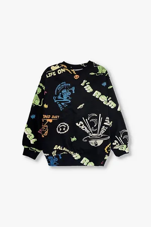 Molo Monti Cartoon Organic-cotton Sweatshirt 4-10 Years