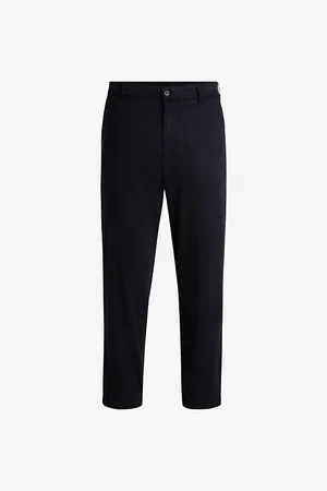 HUGO BOSS Tapered-leg Tapered-fit Stretch-woven Trousers