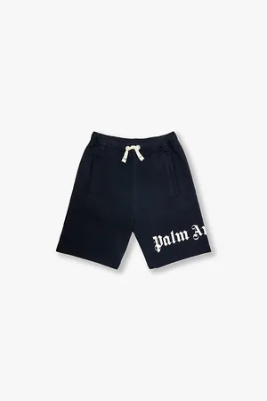 Palm Angels Logo-print Elasticated-waist Cotton Sweat Shorts 4-12 Years