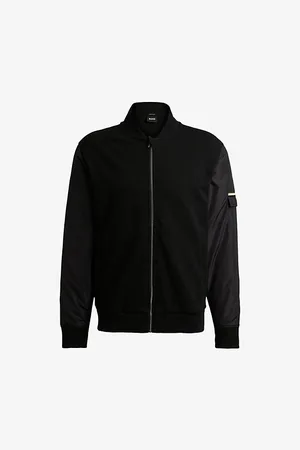 HUGO BOSS Signature-stripe Patch Cotton-blend Jacket
