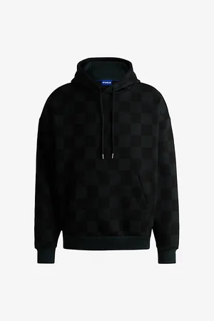 HUGO BOSS Graphic-print Relaxed-fit Cotton Hoody