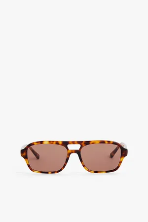Messyweekend Burt Aviator-frame Acetate Sunglasses