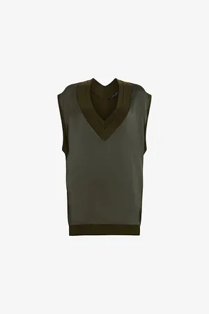 AllSaints Bern V-neck Relaxed-fit Woven Tank