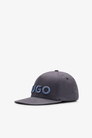 HUGO BOSS Logo-embroidered Flat-visor Cotton Baseball Cap