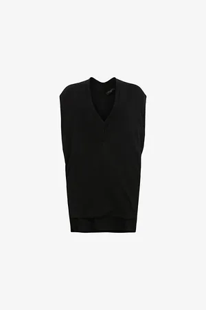 AllSaints Bern V-neck Relaxed-fit Woven Tank