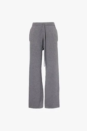 Maison Margiela Dropped-crotch Mid-rise Wide-leg Wool and Cashmere-blend Trousers