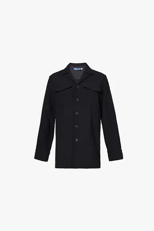 Ralph Lauren Notch-lapels Two-flap-pockets Regular -fit Wool Blazer