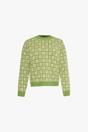 Max Mara Paride Graphic-intarsia Knit Jumper