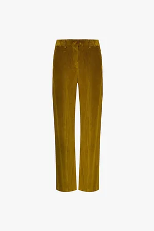 Max Mara Tania High-rise Cotton-corduroy Trousers