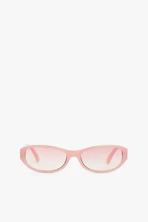 Le Specs Dont Cha Oval-frame Polycarbonate Sunglasses