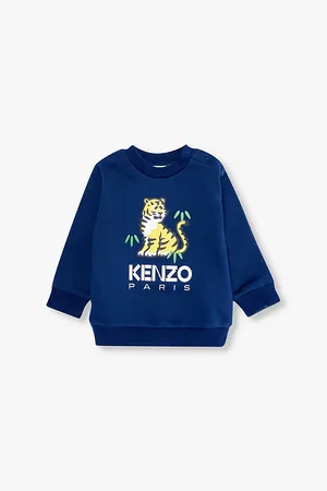 Kenzo Tiger-print Cotton-jersey Sweatshirt 6-36 Months
