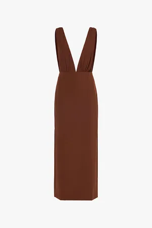 Reformation X Laura Harrier Velda Stretch-woven Maxi Dress