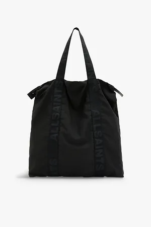 AllSaints Afan Logo-patch Leather Tote Bag