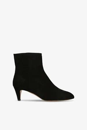 Isabel Marant Deone Kitten-heel Suede Ankle Boots