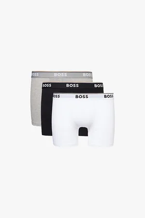 HUGO BOSS Branded Waistband Stretch-cotton Boxer Briefs