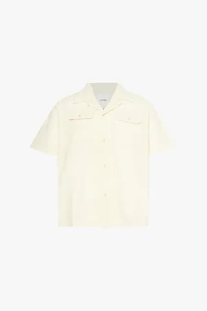 Found Revere Embroidered Relaxed-fit Cotton-poplin Shirt