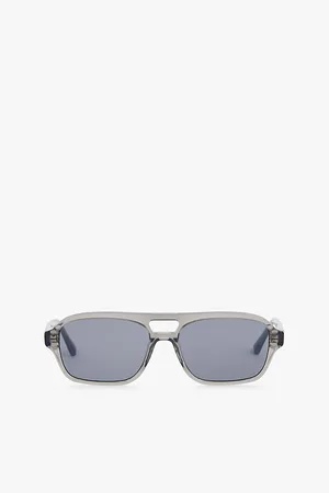 Messyweekend Burt Aviator-frame Acetate Sunglasses
