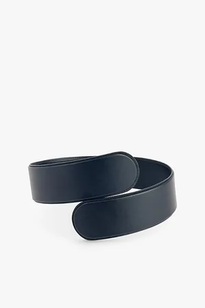 Alaïa Flex Twist Open-front Leather Belt