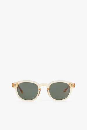 Messyweekend Bille Round-frame Acetate Sunglasses