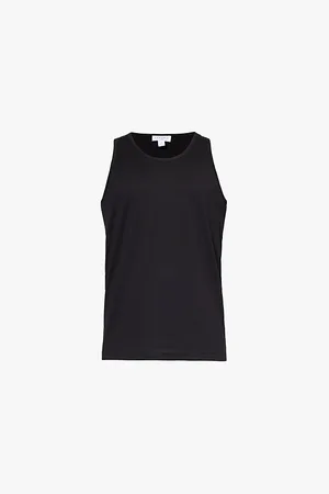 Sunspel Superfine Scoop Neck Cotton-jersey Vest