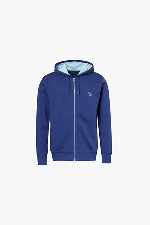 Paul Smith Zebra-patch Two-slip-pockets Regular-fit Organic-cotton Hoody